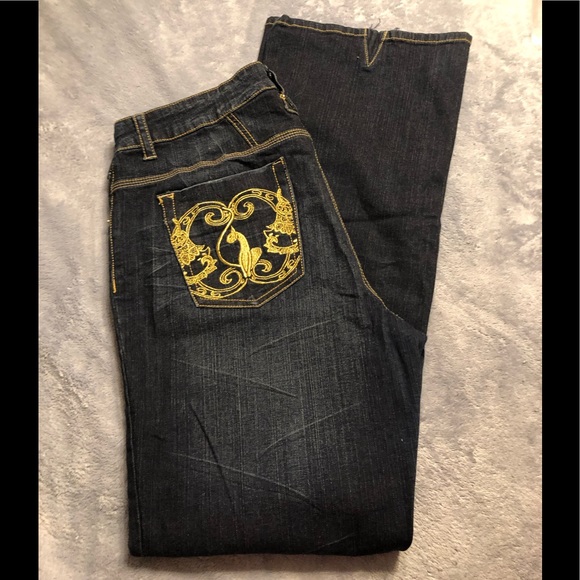 Baby Phat Denim - **❣️SOLD❣️**Baby Phat “Vintage” Dark Jeans Sz 16
